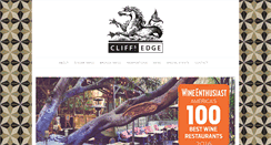 Desktop Screenshot of cliffsedgecafe.com